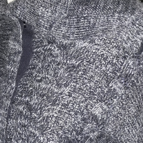 Simply Vera Vera Wang blue snap button sweater - Picture 3 of 8